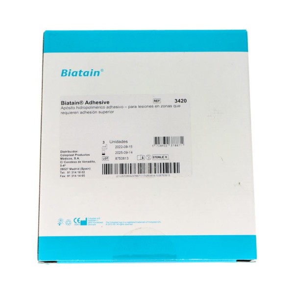 Biatain Adh Aposit 12X12Cm 3U 3420