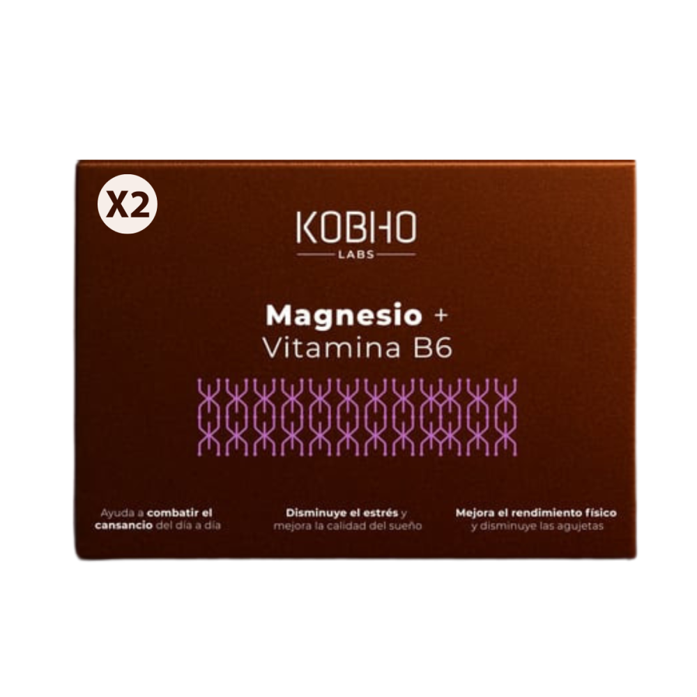 KOBHO PACK MAGNESIO VITAMINA B6 20 + 20 VIALES
