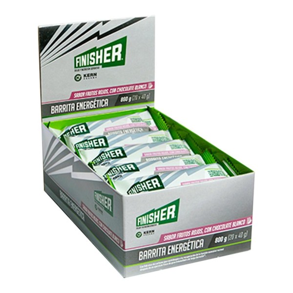 Finisher Barritas Energeticas Frutos Rojos Chocolate Blanco 20 Barr