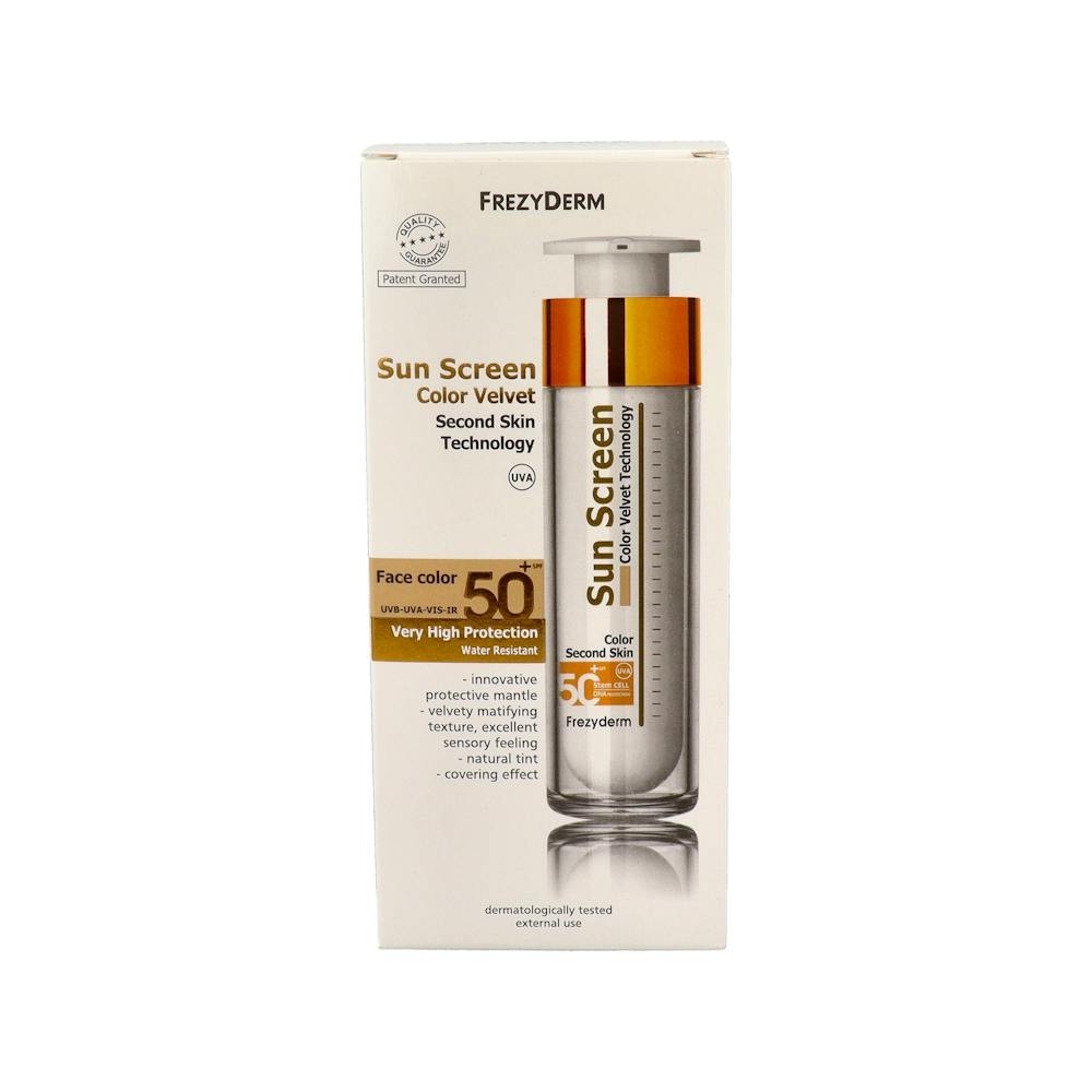 Sun Screen Color Velvet Face Spf 50+ 50 Ml