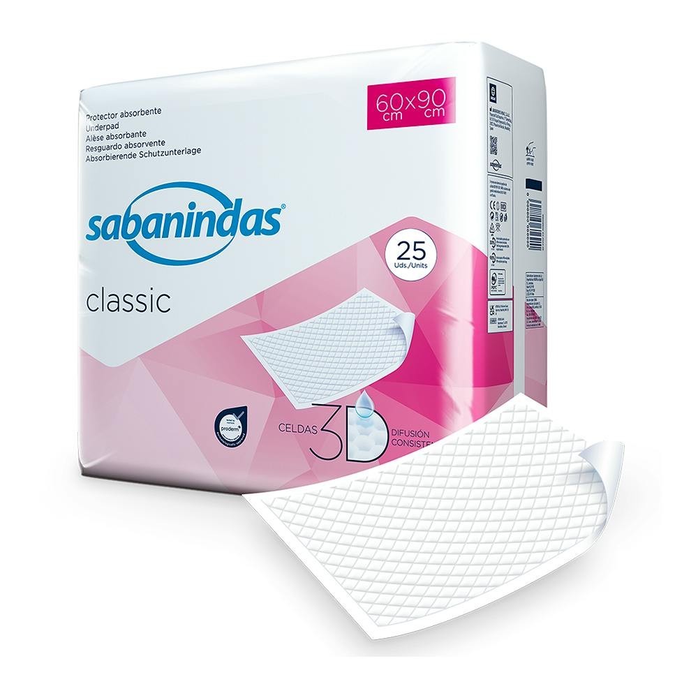 Sabanindas Classic Protector Absorbente Maxi 60...