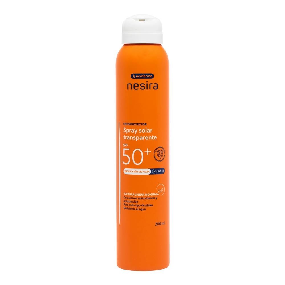 Acof Nesira Spray Solar Trasnparente Spf 50+...