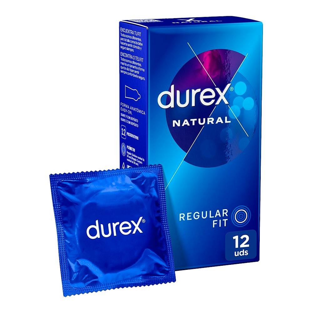 Durex Natural Plus Extralubricado Easy On 12 Ud